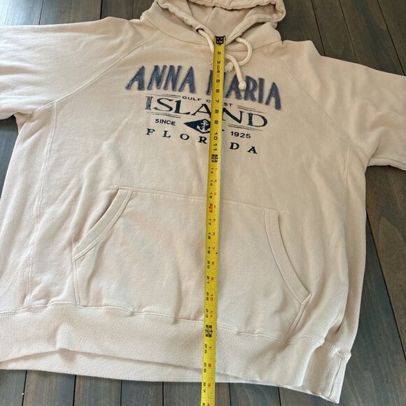 Vintage Anna Maria Island Florida Pullover Hoodie Oversized Womens XL (X8) - Picture 6 of 8